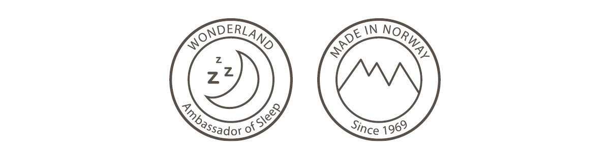 Wonderland Ambassador of Sleep. Made in Norway since 1969.