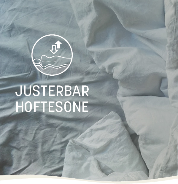 Justerbar hoftesone
